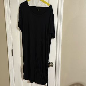 Lane Bryant T-shirt Style Ruched Sides Dress 22/24